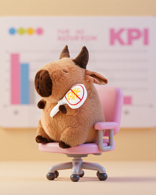 Highland Capy Cow - "Say No to Work" Plush Large