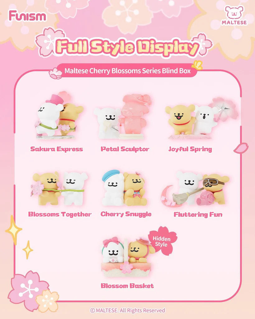 Maltese - Cherry Blossoms Series Blind Box