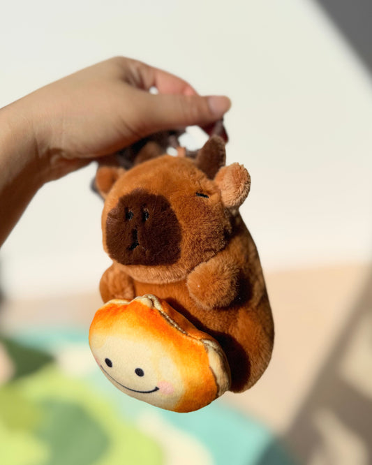 Highland Capy Cow - "Chubby Bun" Plush Bag Charm