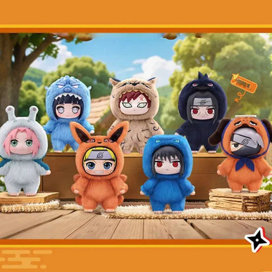 TOP TOY Naruto - Beast Party Plush Keychain Blind Box